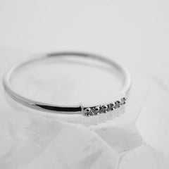 Mini Crystal Row Ring