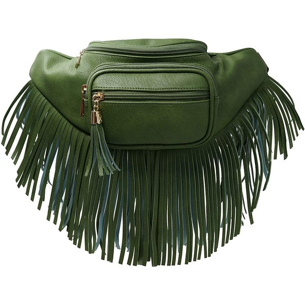Fashion Fringe Tassel Fanny Pack Waist Bag
