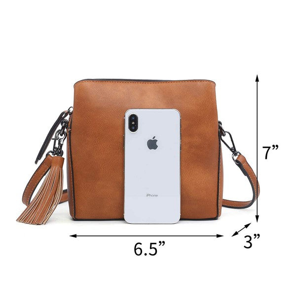 Mini Shoulder Bag with multipockets