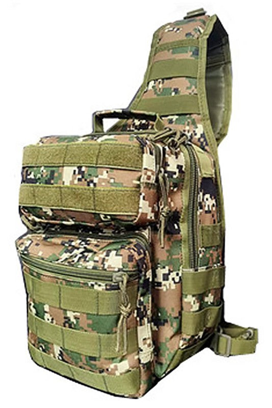 Military Canvas Concealed Sling Backpack