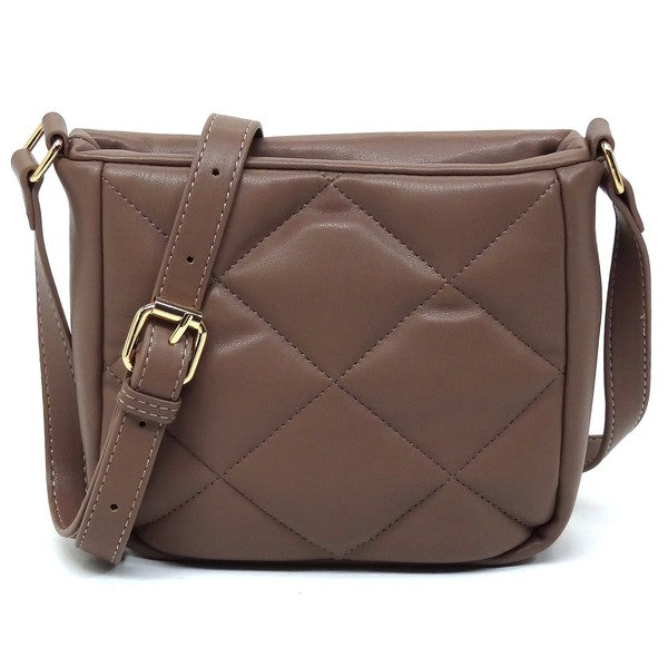 Quilted Puffy Crossbody Bag