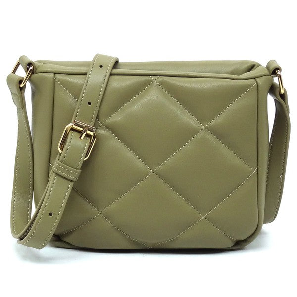Quilted Puffy Crossbody Bag
