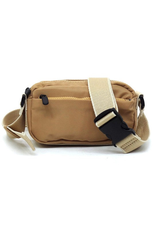 Nylon Fanny Pack Crossbody Bag