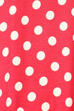 Polka dot print, loose fit cardigan