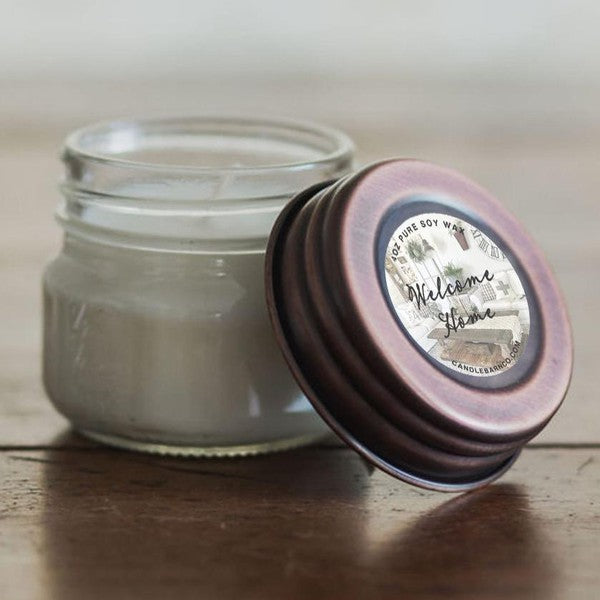 Welcome Home 4oz Mason Pure Soy Candle