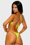 Gold Ring Strappy 1 Piece Swimsuit