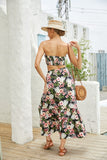 2Pcs Floral Long Skirt Set