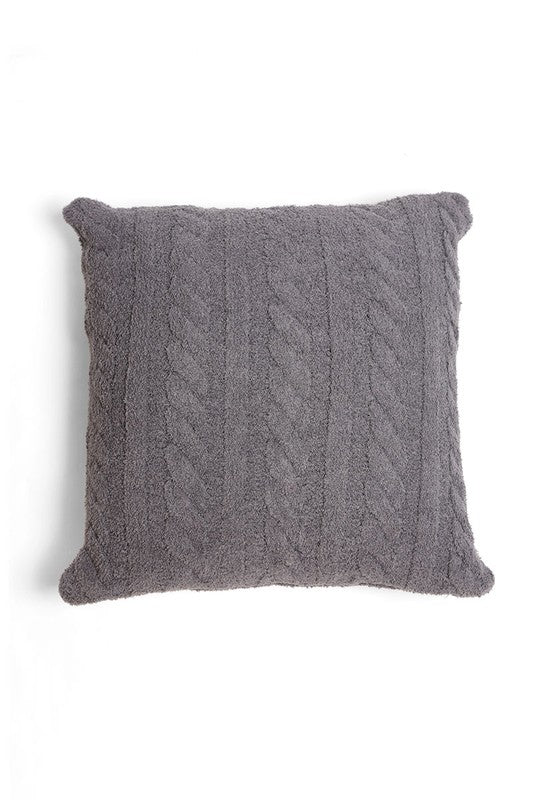Braided Cable Knit Luxury Soft Cushion Cover