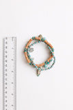 Turquoise Mixed Bead Stackable Bracelet