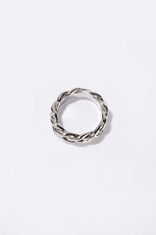 Chain ring   silver